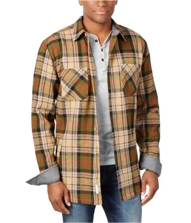Weatherproof Mens Vintage Twill Plaid Shirt Jacket - S