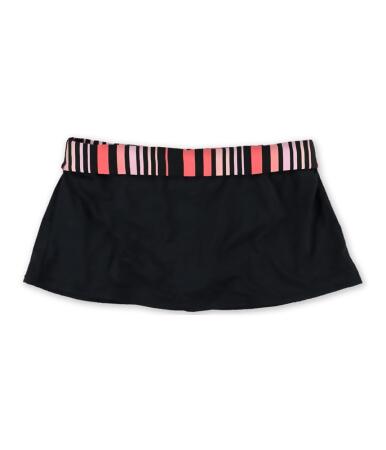 Jag Womens Striped Band Skirt Swim Bottom - L