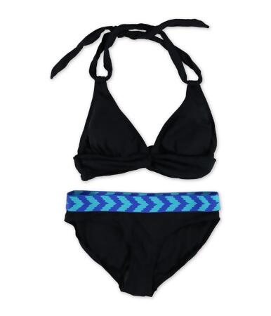Anne Cole Womens Halter Twist Brief 2 Piece Bikini - XS