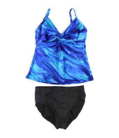 Miraclesuit Womens Flow Roswell Pant 2 Piece Tankini - 10