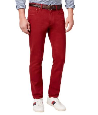Tommy Hilfiger Mens Straight-Fit Straight Leg Jeans - 30