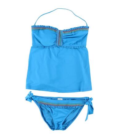 Lucky Brand Womens Stitched Ruffled 2 Piece Bandeau - M