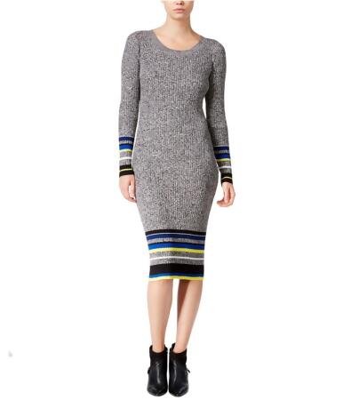 Bar Iii Womens Striped Sweater Dress - XL