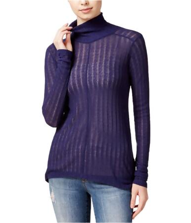 Lucky Brand Womens Hi-Lo Turtleneck Knit Sweater - M