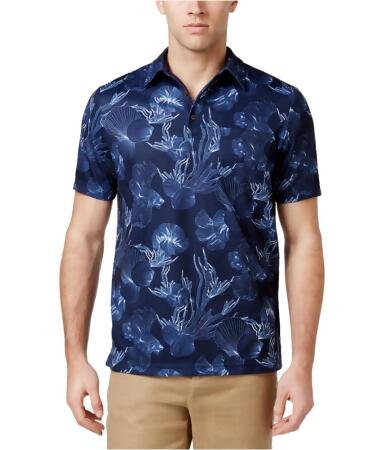 Tasso Elba Mens Island Undersea Rugby Polo Shirt - L