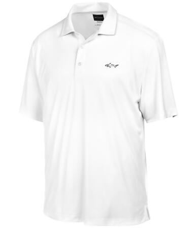 Greg Norman Mens Embossed Rugby Polo Shirt - S