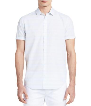 Calvin Klein Mens Dressy Refined Button Up Shirt - M