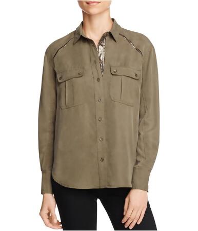 Free People Womens Off Campus Button Up Shirt - S