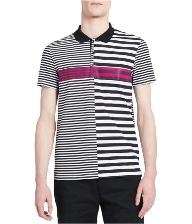 Calvin Klein Mens Contrast Stripe Rugby Polo Shirt - 2XL