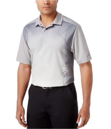 Greg Norman Mens Gradiant Performance Rugby Polo Shirt - L