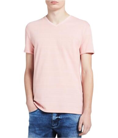 Calvin Klein Mens Stripe Embellished T-Shirt - L