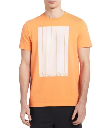 Calvin Klein Mens Logo Print Graphic T-Shirt - XL