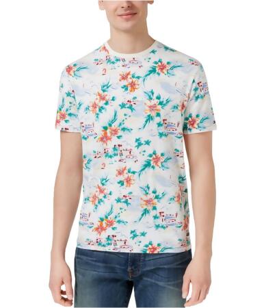 Tommy Hilfiger Mens Tropical Graphic T-Shirt - 2XL