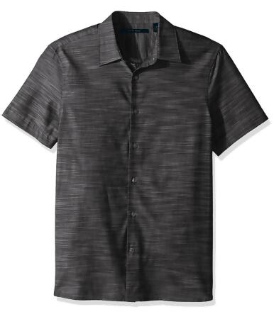 Perry Ellis Mens Textured Button Up Shirt - S