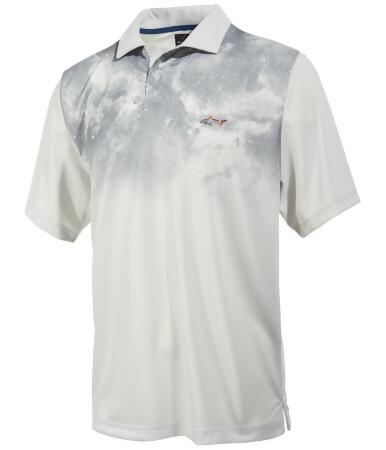 Greg Norman Mens Galaxy Performance Rugby Polo Shirt - S