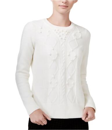 Maison Jules Womens Popcorn Knit Sweater - M