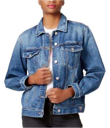 Guess Womens 90S Icon Jean Jacket - XL