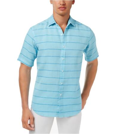 Club Room Mens Garment Dyed Button Up Shirt - S