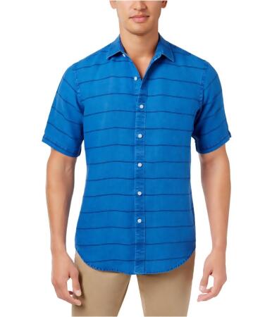 Club Room Mens Garment Dyed Button Up Shirt - M