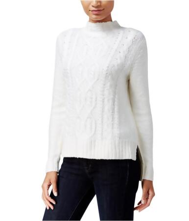 Kensie Womens Cable Knit Sweater - M