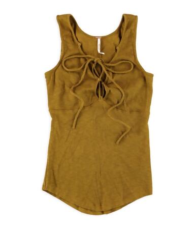 Free People Womens Emmy Lou Lace-Up Tank Top - XS