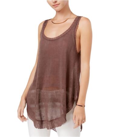 Rachel Roy Womens Contrast Sweater Tank Top - L