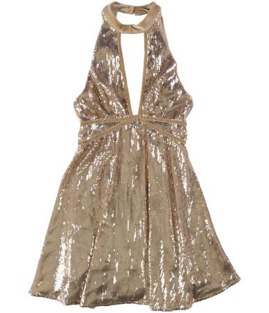 Free People Womens Film Noir Sequined A-Line Tank Top Dress - 4