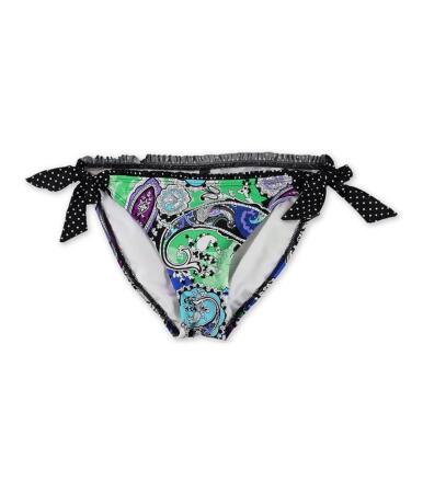 Kenneth Cole Womens Paisley Side Tie Bikini Swim Bottom - M