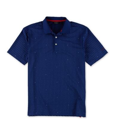 Walter Hagan Mens Star Dot Rugby Polo Shirt - S