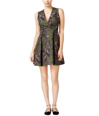 Rachel Roy Womens Crane Grommet A-Line Dress - 2