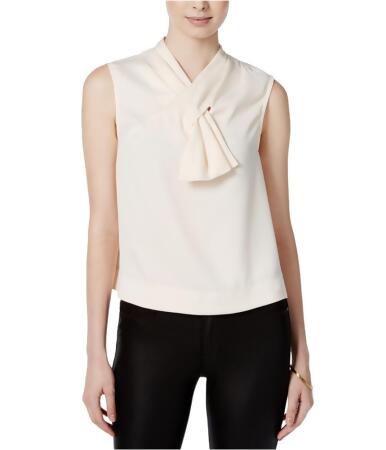 Rachel Roy Womens Sleeveless Bow Pullover Blouse - S