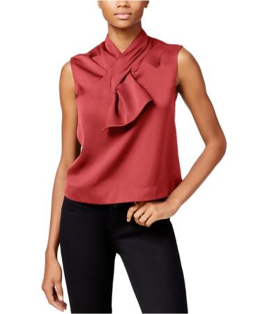 Rachel Roy Womens Sleeveless Bow Pullover Blouse - M