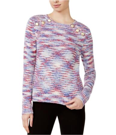Kensie Womens Space Dyed Knit Sweater - L