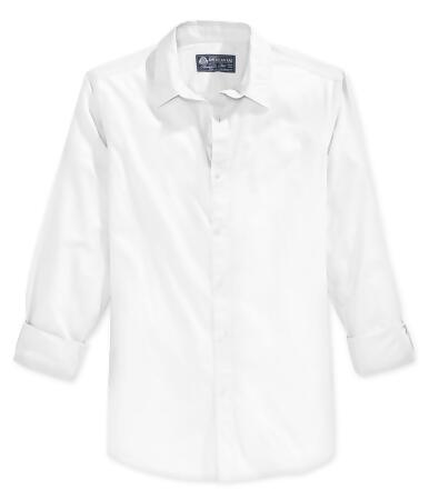 American Rag Mens Basic Ls Button Up Shirt - L