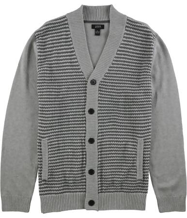 Alfani Mens Textured Knit Cardigan Sweater - L