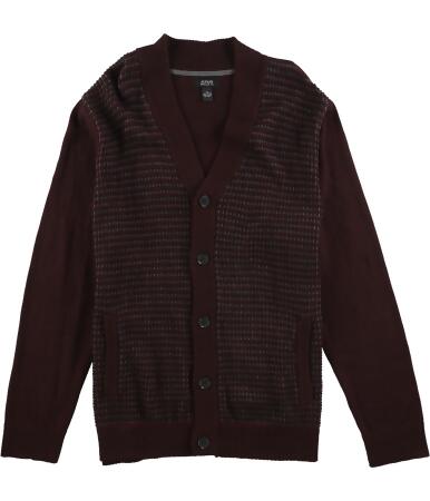 Alfani Mens Textured Knit Cardigan Sweater - XL