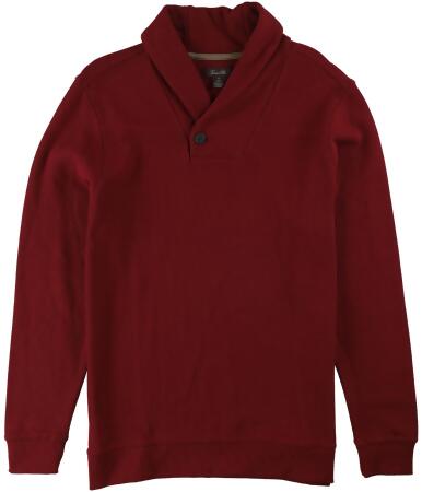 Tasso Elba Mens Textured Shawl-Collar Pullover Sweater - XL