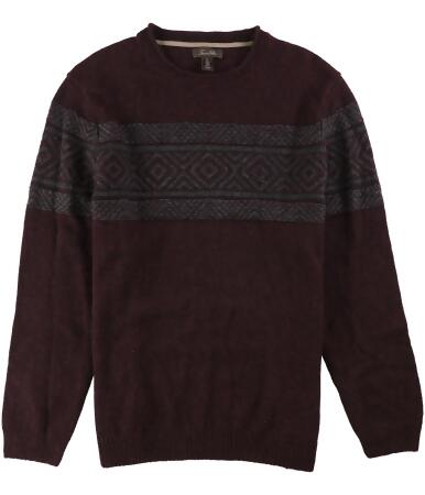 Tasso Elba Mens Crew Neck Knit Pullover Sweater - S