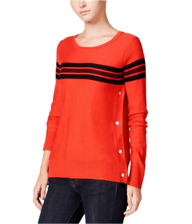 Maison Jules Womens Striped Knit Sweater - XS