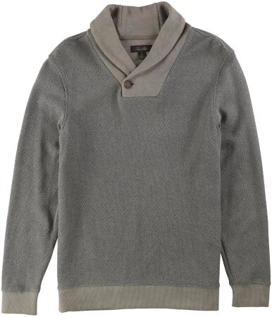 Tasso Elba Mens Shawl Collar Knit Sweater - L