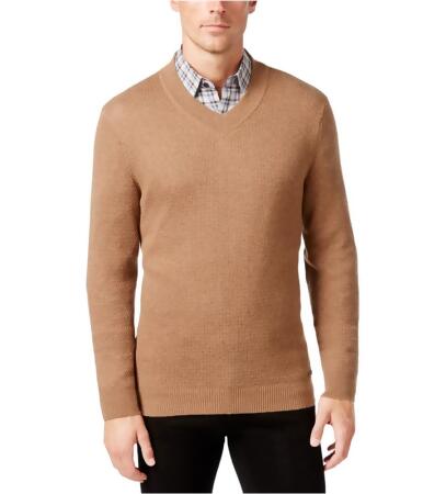 Tasso Elba Mens Cashmere Textured Knit Sweater - 2XL