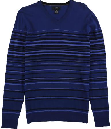 Alfani Mens Striped Knit Sweater - M