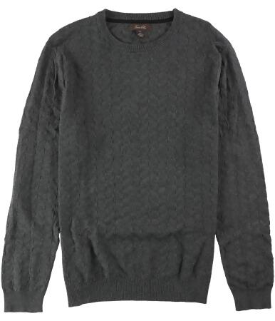 Tasso Elba Mens Chevron Patterned Knit Pullover Sweater - L