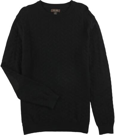 Tasso Elba Mens Chevron Patterned Knit Pullover Sweater - M