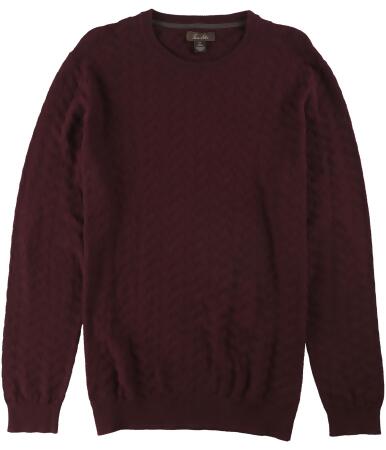 Tasso Elba Mens Chevron Patterned Knit Pullover Sweater - 2XL
