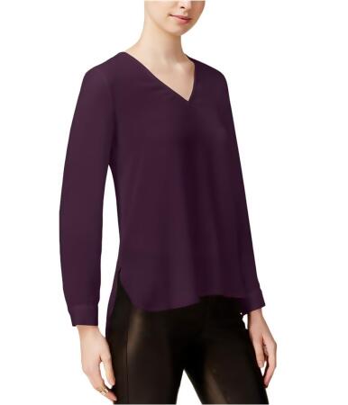 Bar Iii Womens Sheer High-Low Pullover Blouse - XS