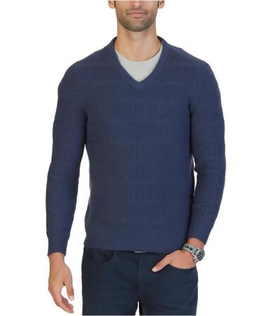 Nautica Mens Knit V-Neck Pullover Sweater - 2XL