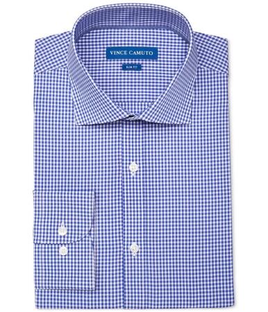 Vince Camuto Mens Slim-Fit Button Up Dress Shirt - 15 1/2