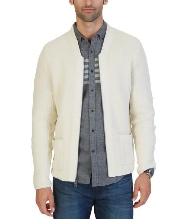 Nautica Mens Shawl Collar Zipped Cardigan Sweater - S