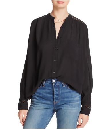 Free People Womens The Best Button Down Blouse - XS